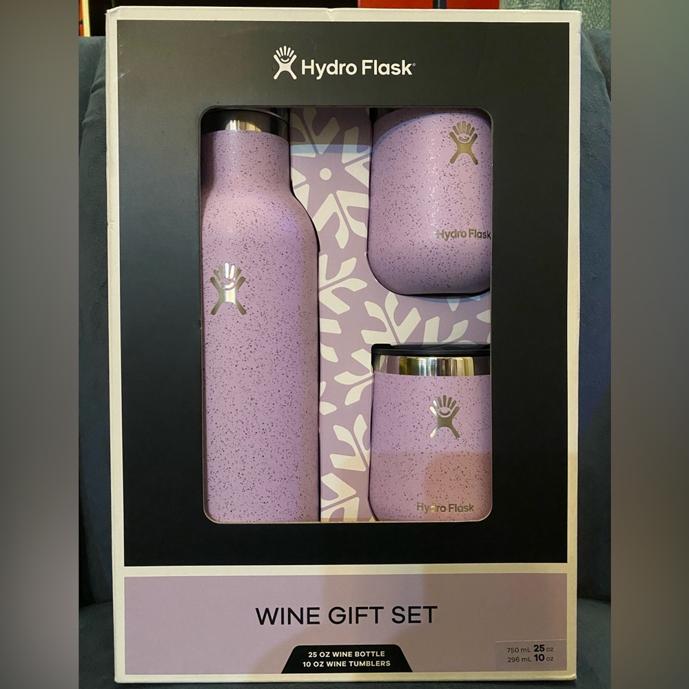 Hydro Flask Purple Wine Set